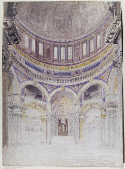 Early study for the proposed decoration of St. Paul